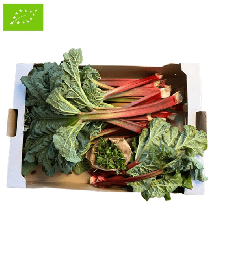Øko Gourmet Rabarber kasse  🇩🇰 — Fresh.Land