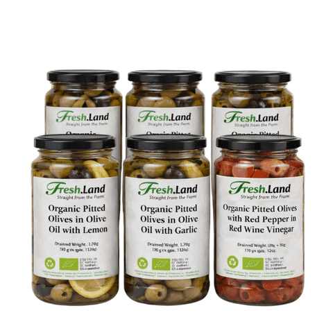 Øko Stenfri Marinerede Oliven 🇵🇹 — Fresh.Land